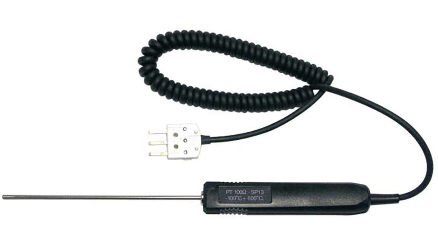 Chauvin Arnoux Liquid Temperature Probe, 130mm Length, 5mm Diameter, 600 °C Max