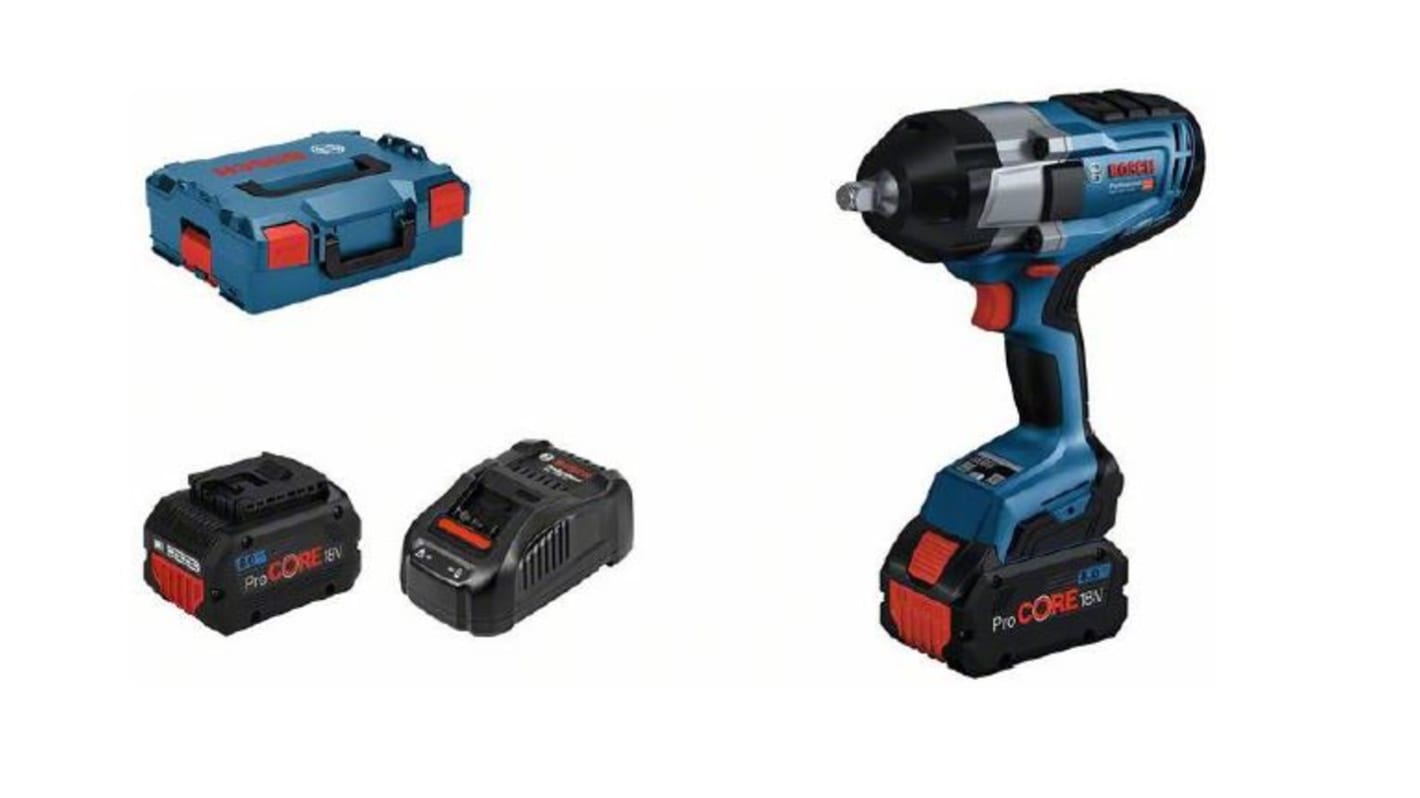 Bosch 1/2 in 18V, 8Ah Impact Wrench