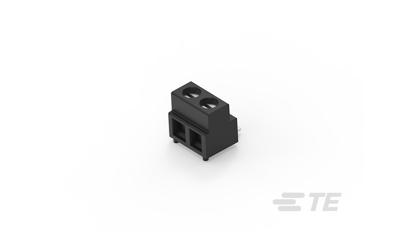 Morsettiera per circuito stampato TE Connectivity Da femmina a maschio a 2 vie, 1 fila, passo 5mm, Montaggio su scheda
