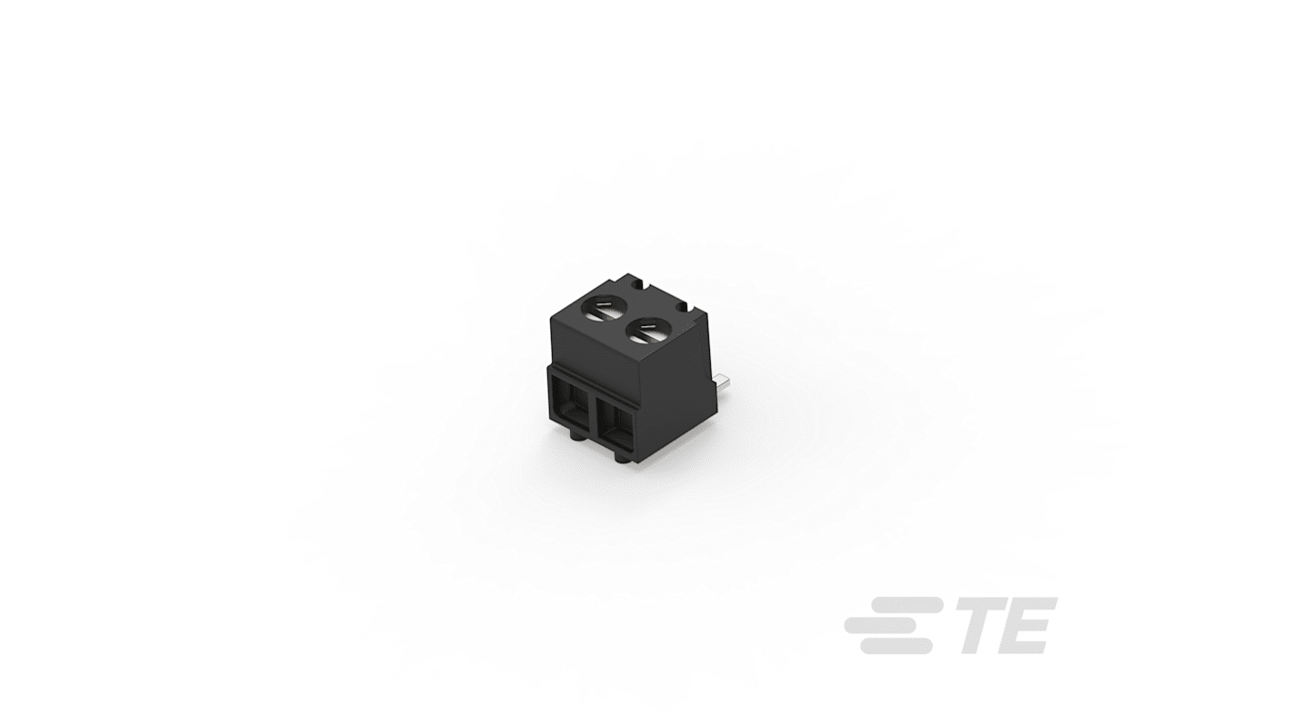 Morsettiera per circuito stampato TE Connectivity Da femmina a maschio a 2 vie, 1 fila, passo 3.81mm, Montaggio su