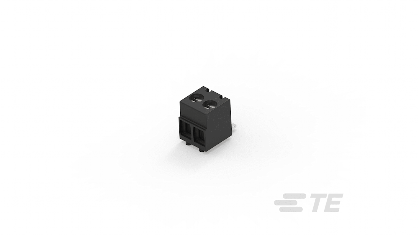 TE Connectivity PCB端子排, 2p, 3.5mm间距, 电路板安装