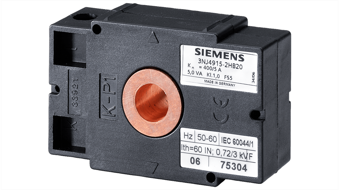 Transformateur de courant Siemens série SENTRON, 600A, 600:5