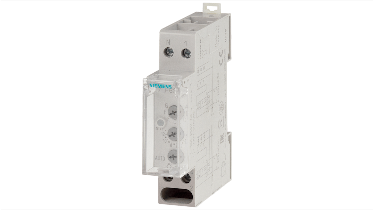Siemens Digital Zeitschaltuhr, Minuten, Sekunden, 230 V, 1-Kanal