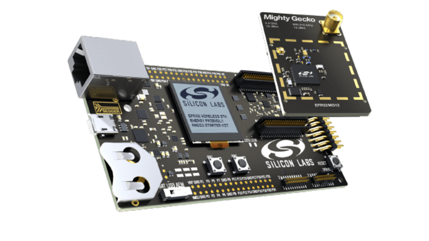 Silicon Labs WiFi开发板 无线入门套件, 915MHz, EFR32MG12 Wireless SoC芯片, 用于EFR32MG12 Mighty Gecko 无线 SoC