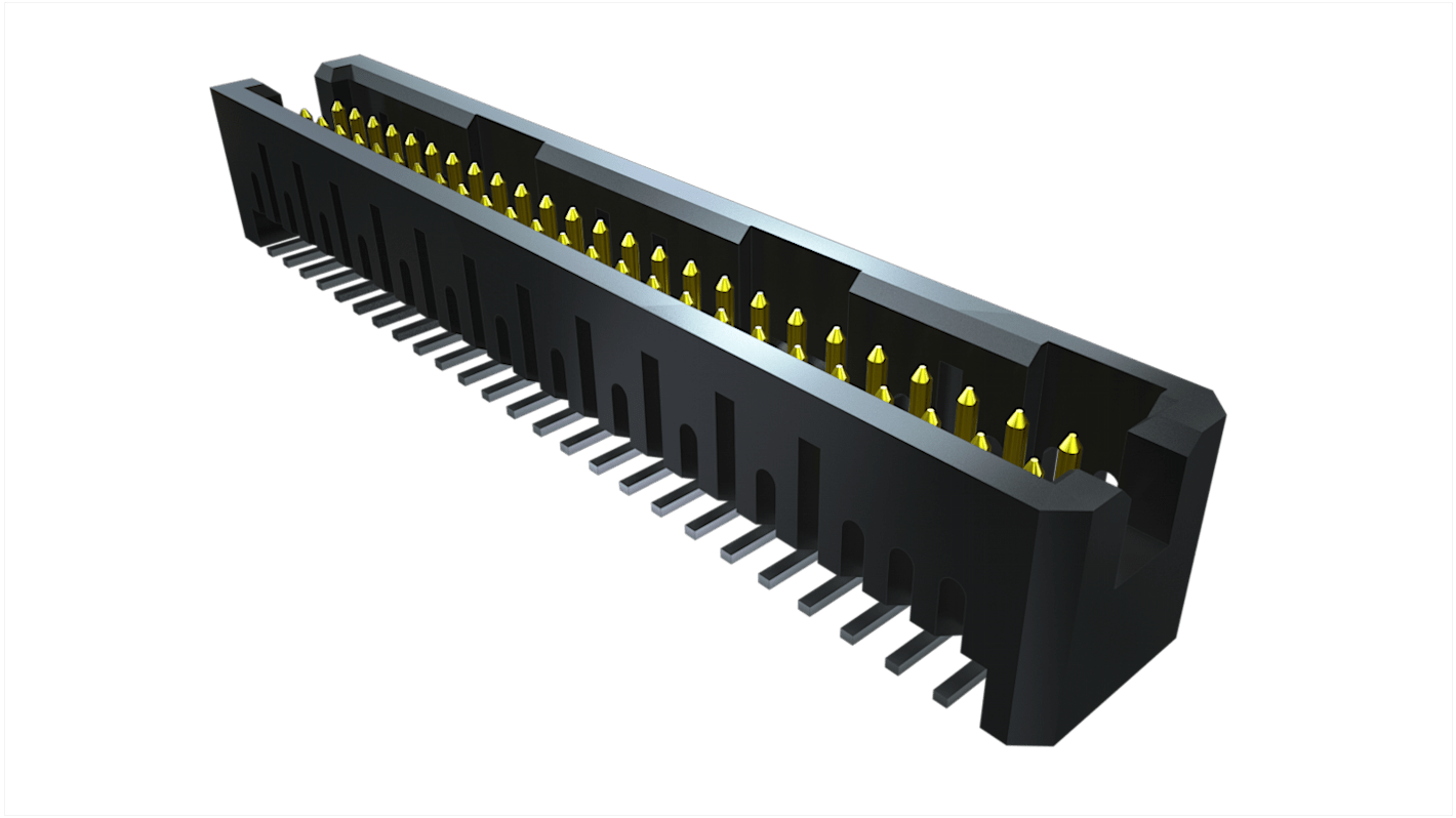 File di contatti PCB Samtec, 10 vie, 2 file, passo 1.27mm