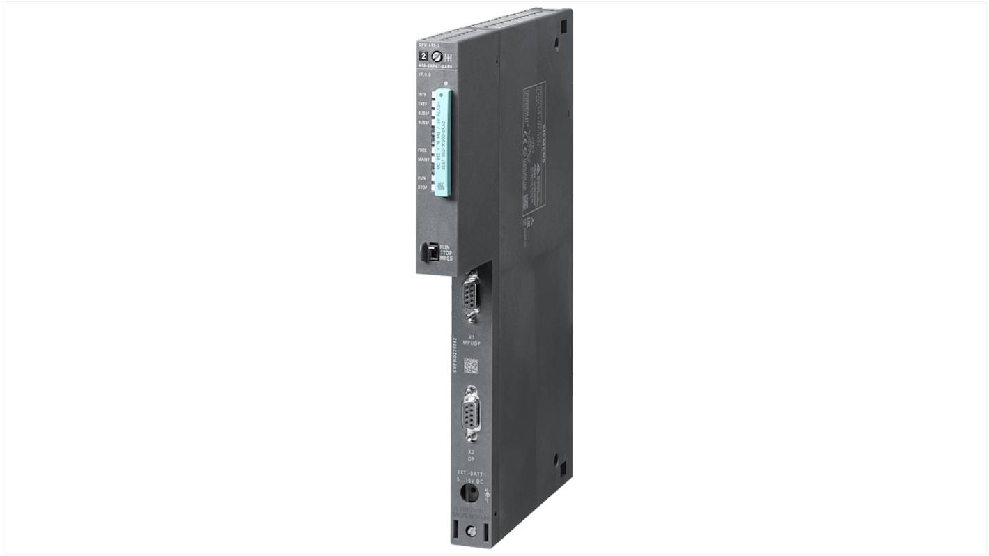Rs-Online CPU PLC Siemens SIMATIC S7-400 ingressi: 0