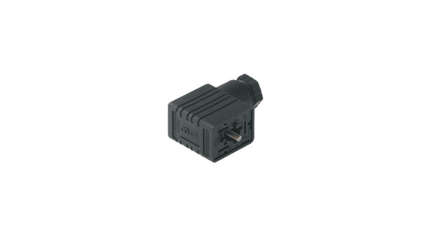 Hirschmann GML 2P+E DIN 43650 B, Female Solenoid Valve Connector, 250 V ac/dc Voltage