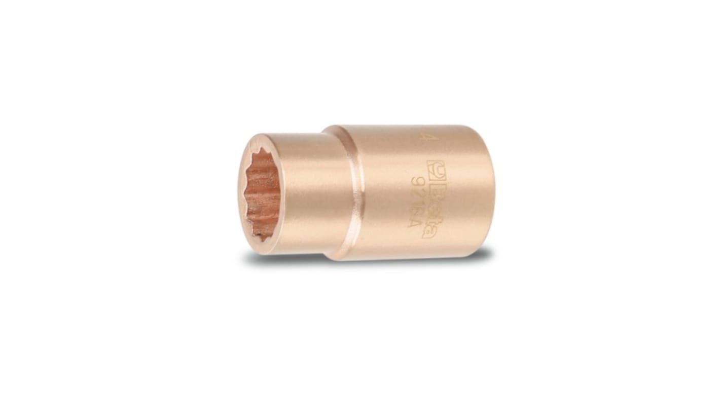 BETA 1/2 in Drive 24mm Bi-Hexagon, 12 point, 43 mm Overall Length