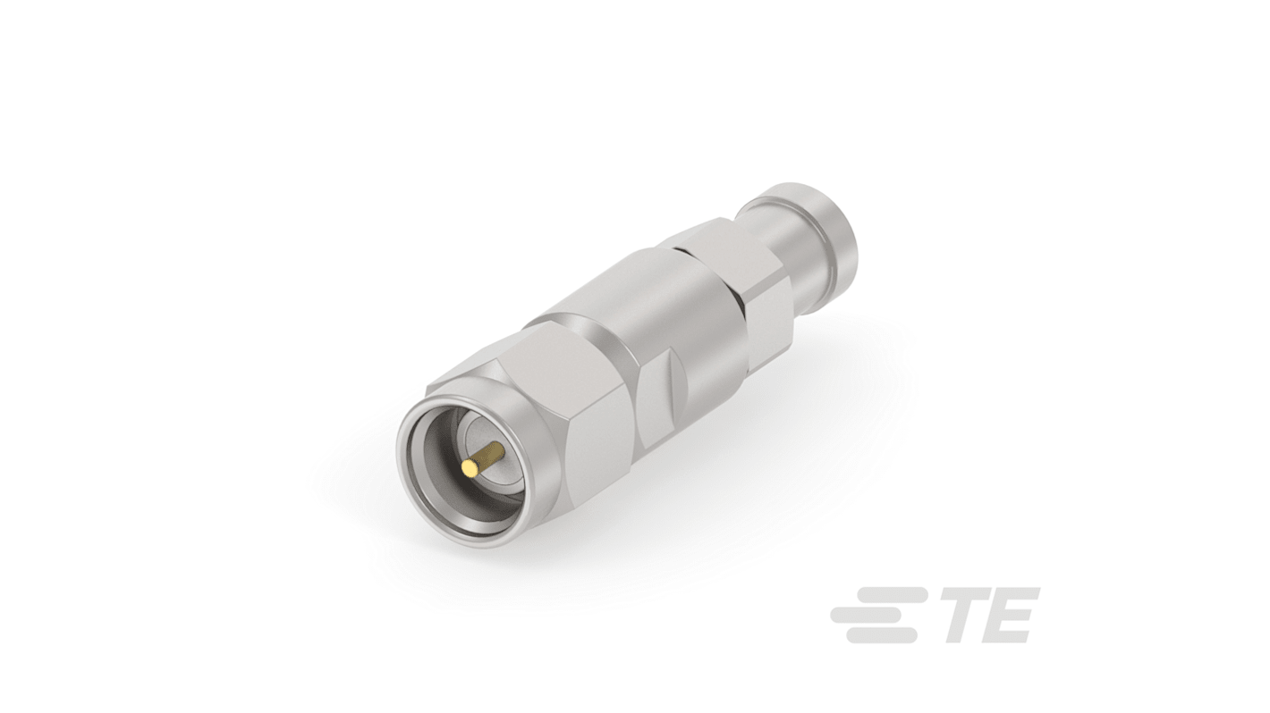 TE Connectivity, Plug Cable Mount SMA Connector, 50Ω, Cable Termination, Straight Body