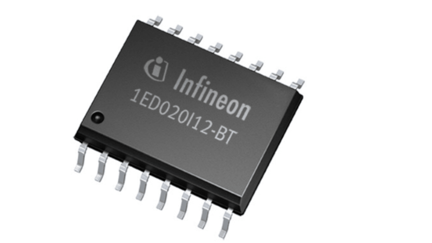 Infineon 1ED020I12BTXUMA1 MOSFET Gate Driver, 2 A, 5.5V 16-Pin, PG-DSO