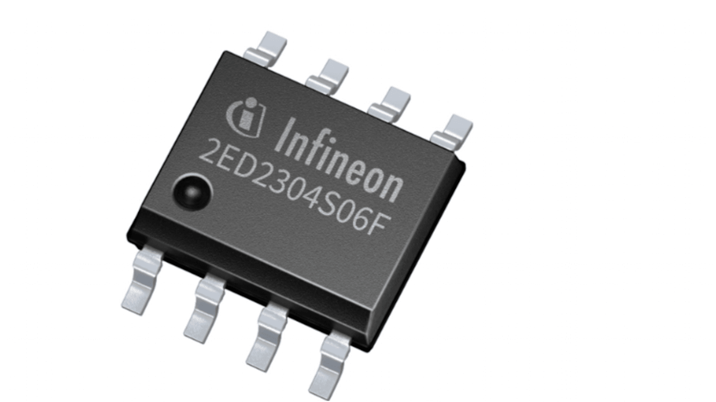 Infineon 2ED2304S06FXUMA1, MOSFET gate-driver, 360 mA, 20V, 8 Ben, PG-DSO