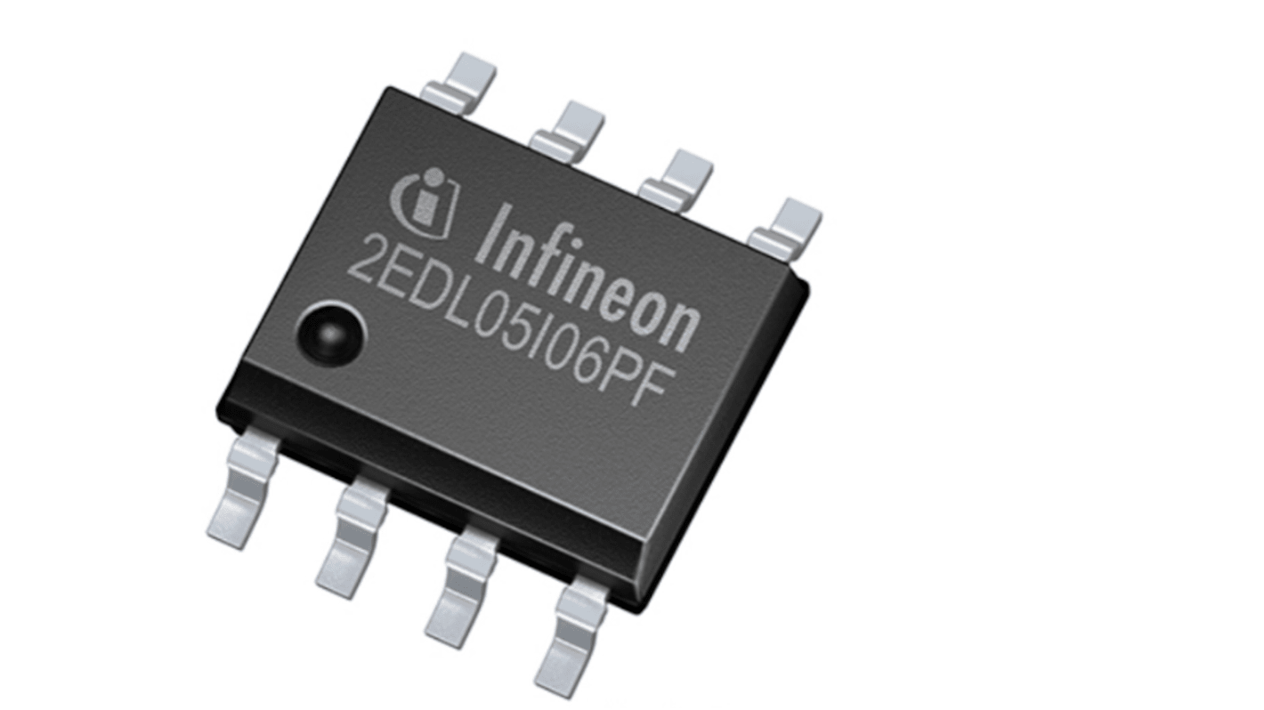 Infineon 2EDL05I06PFXUMA1 MOSFET Gate Driver, 360 mA, 20V 8-Pin, PG-DSO