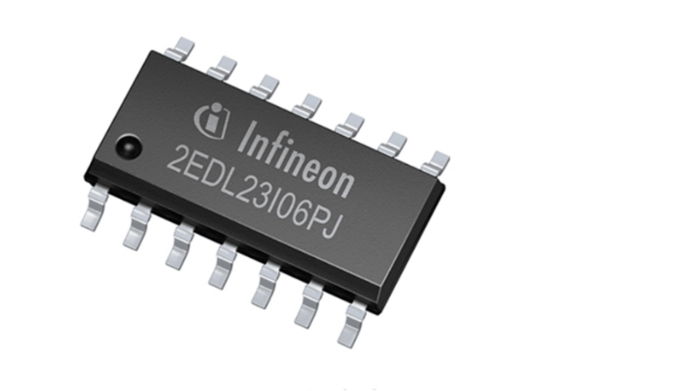 Infineon 2EDL23I06PJXUMA1, MOSFET gate-driver, 1,8 A, 20V, 14 Ben, PG-DSO