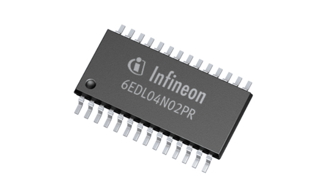 Infineon 6EDL04N02PRXUMA1 MOSFET Gate Driver, 165 mA, 17.5V 28-Pin, PG-DSO