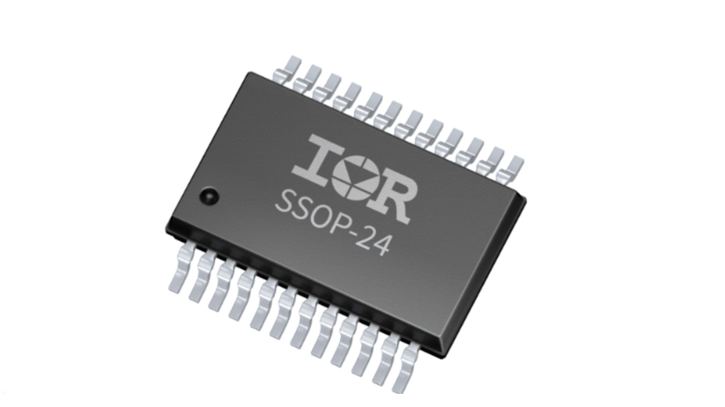 Driver gate MOSFET IR2214SSTRPBF, CMOS, 2 A, 20V, SSOP, 24-Pin