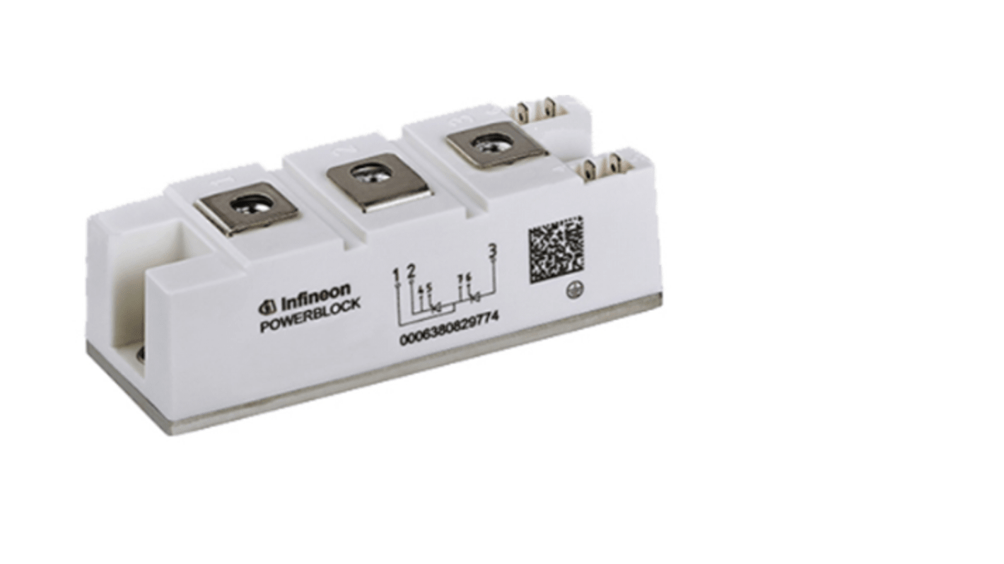 Infineon 可控硅, SCR, Tray, 最大栅极触发电流145mA