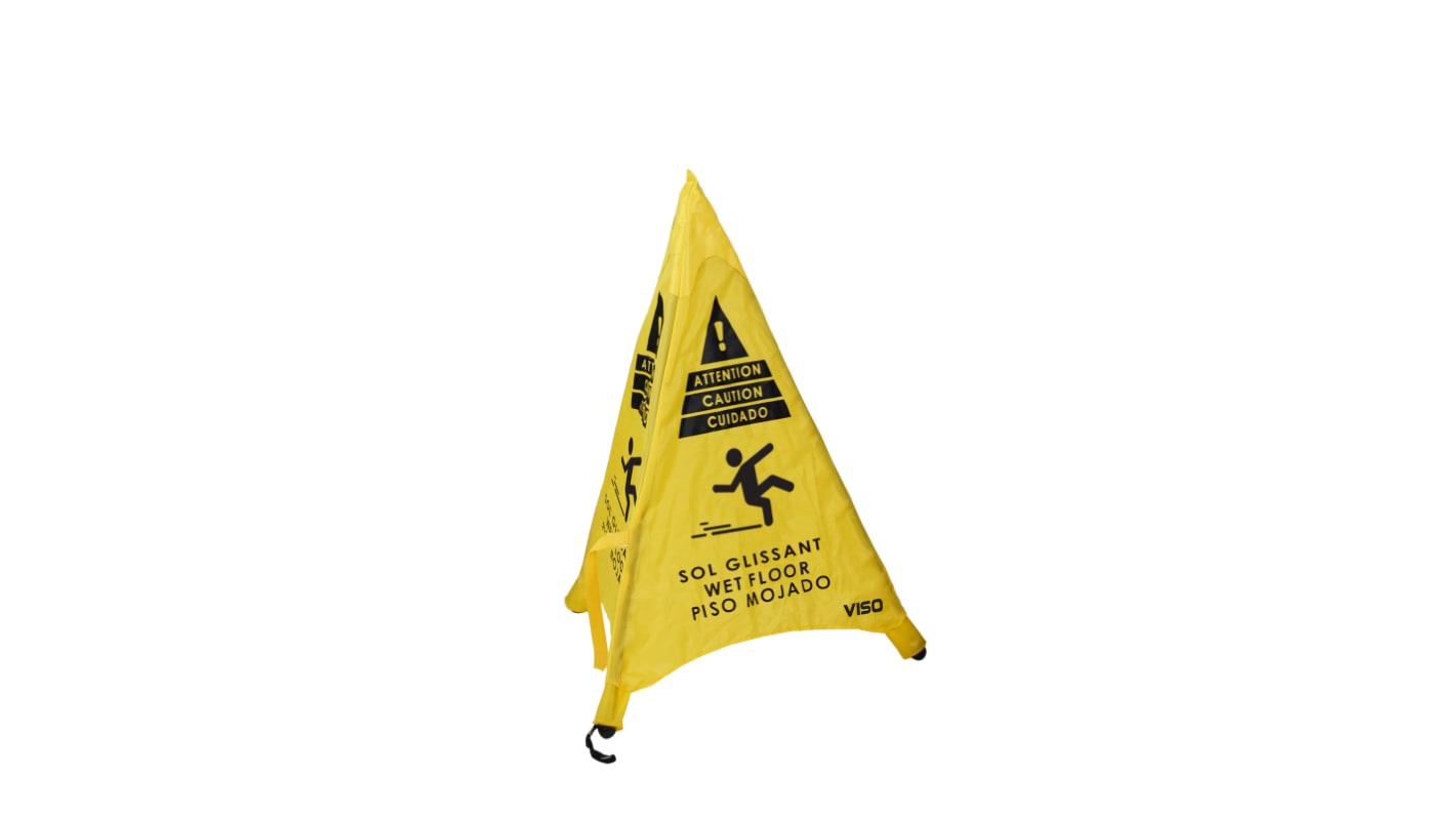 RS PRO General Hazard Hazard Warning Sign (French/English/Spanish)