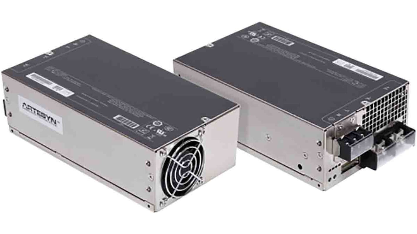 Artesyn Switching Power Supply, LCM600W-T-A, 48V dc, 14A, 600W, 1 Output, 85 → 264V ac Input Voltage