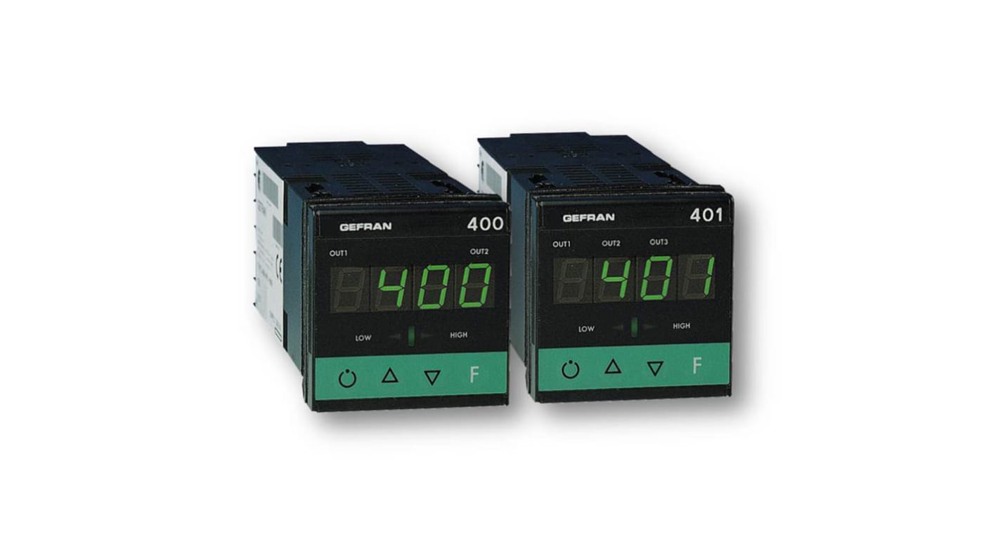 Rs-Online Controller Gefran 400 240 V 48 x 48 (1/16 DIN)mm 2 uscite Relè elettromeccanico