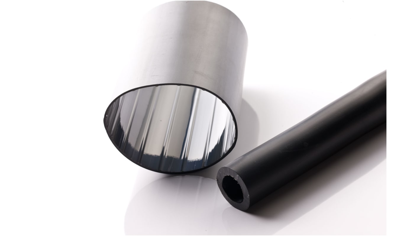 RS PRO Adhesive Lined Heat Shrink Tubing, Black 19mm Sleeve Dia. x 1.22m Length 6:1 Ratio