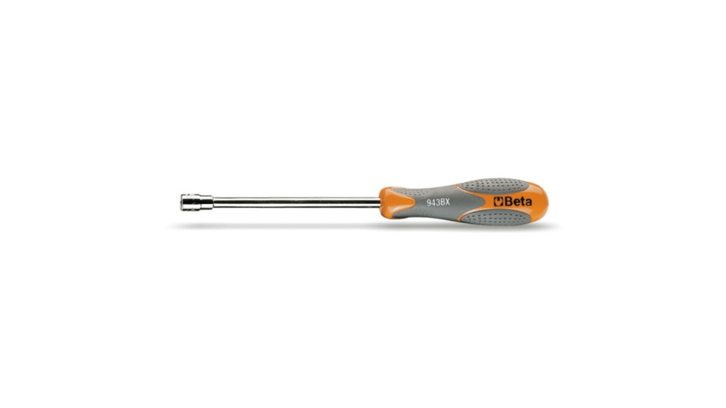 BETA Hexagon Nut Driver, 6 mm Tip, 150 mm Blade, 270 mm Overall
