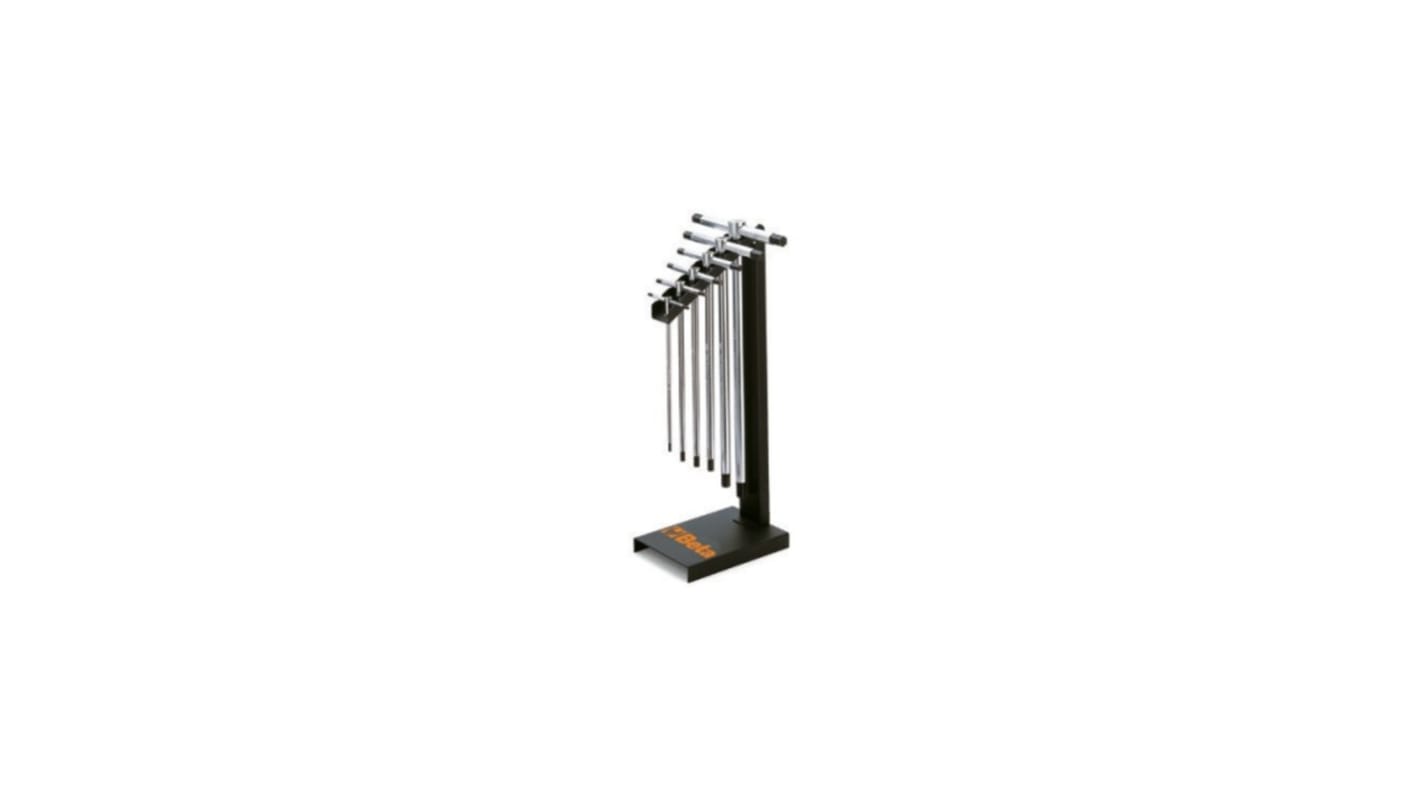 BETA 6 piece T Shape Metric Hex Key Set, 3 mm, 4 mm, 5 mm, 6 mm, 8 mm, 10 mm
