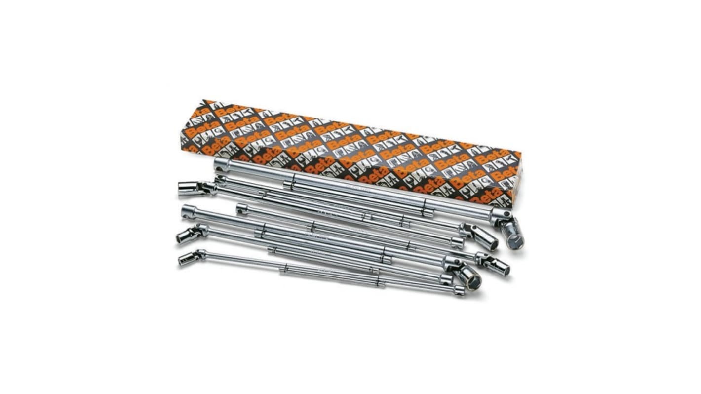 BETA 7 mm, 8 mm, 10 mm, 11 mm, 12 mm, 13 mm, 14 mm, 15 mm, 17 mm, 19 mm Hex Socket Spanner Set with T-Handle Handle,
