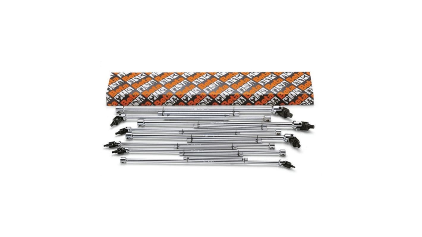 BETA 9 piece T Shape Metric Hex Key Set, 3.5 mm, 3 mm, 4.5 mm, 4 mm, 5 mm, 6 mm, 7 mm, 8 mm, 10 mm