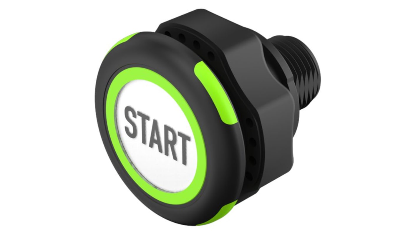 Interruttore capacitivo NA, 32V cc LED Rosso/Verde, IP69K