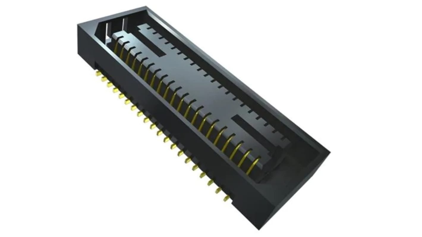 Samtec BSE Series Surface Mount PCB Socket, 40-Contact, 2-Row, 0.8mm Pitch