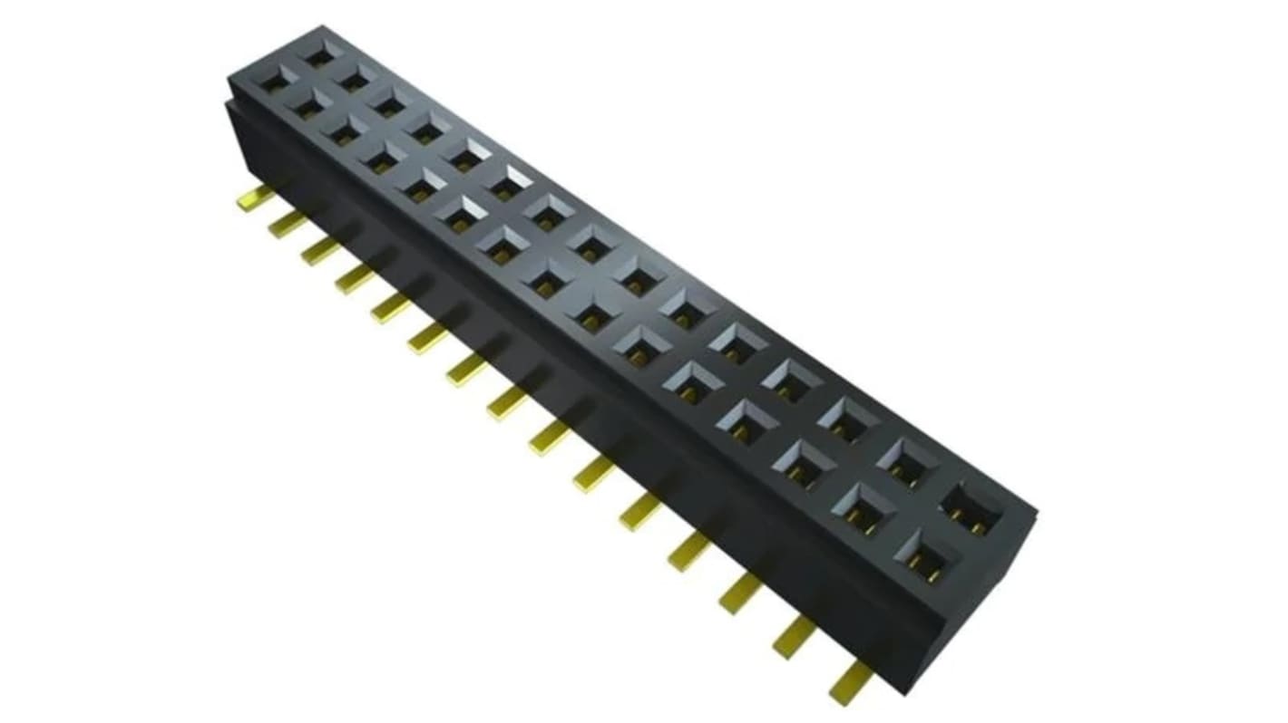 Taśma z gniazdami 16 -pinowe 2 -rzędowe raster: 1mm Listwa micro-gniazdowa Pionowy SMD