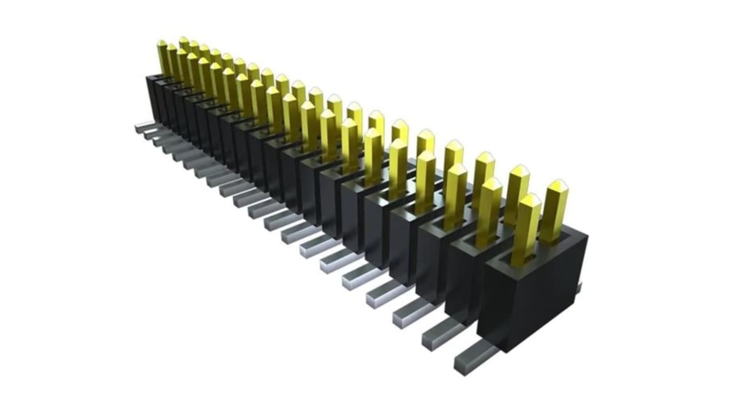 File di contatti PCB Samtec, 34 vie, 2 file, passo 1.27mm