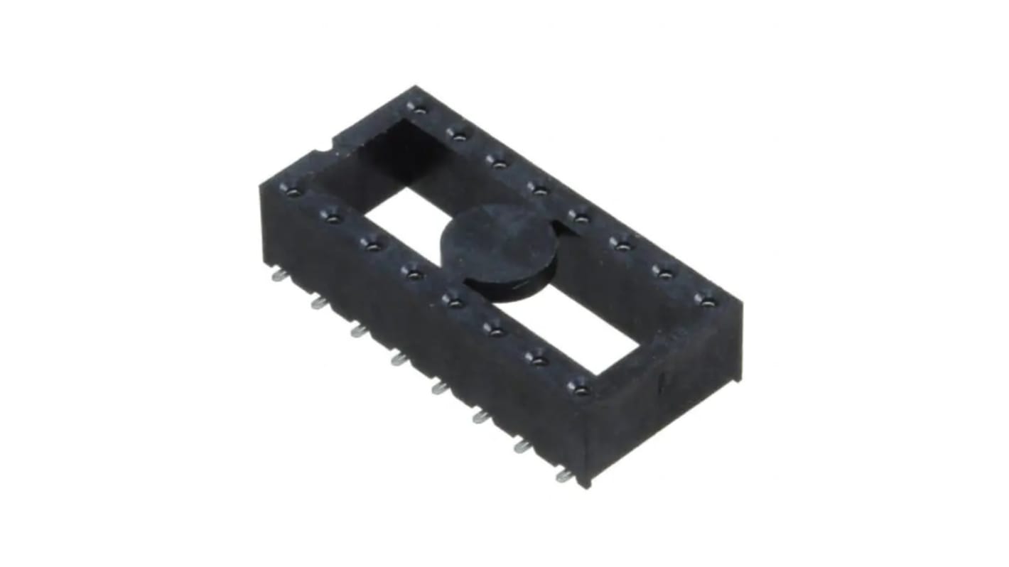 Samtec, ICF 2.54mm Pitch Straight 16 Way, SMT Turned Pin Open Frame ZIF IC Dip Socket