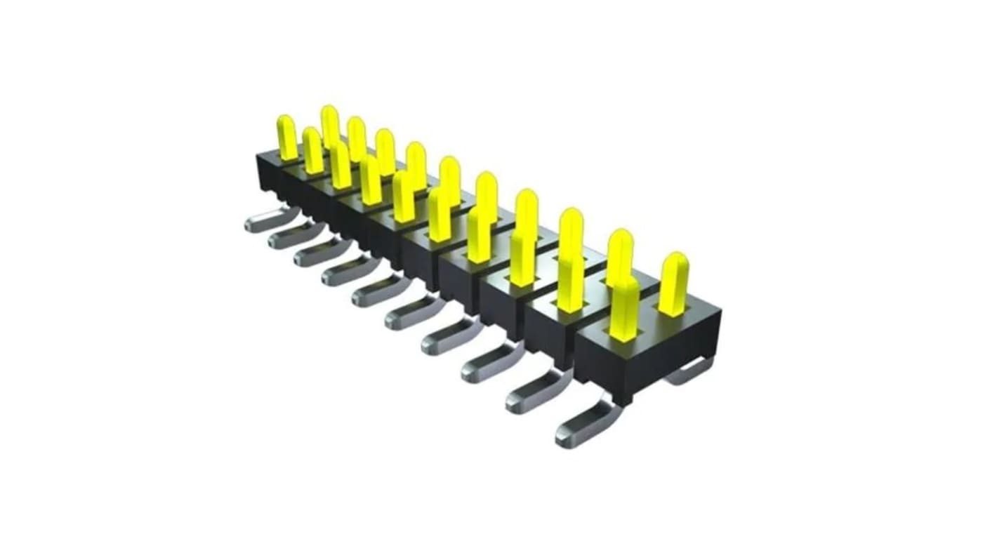 Connettore maschio Samtec, 6 vie, 2 file, passo 2.0mm