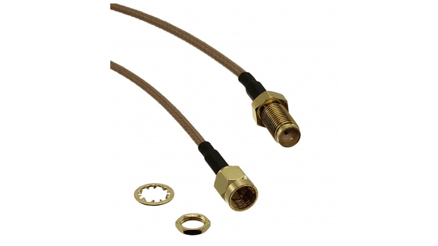 RS PRO Male SMA to SMA, 305mm, RG316 Coaxial, Terminated50 Ω