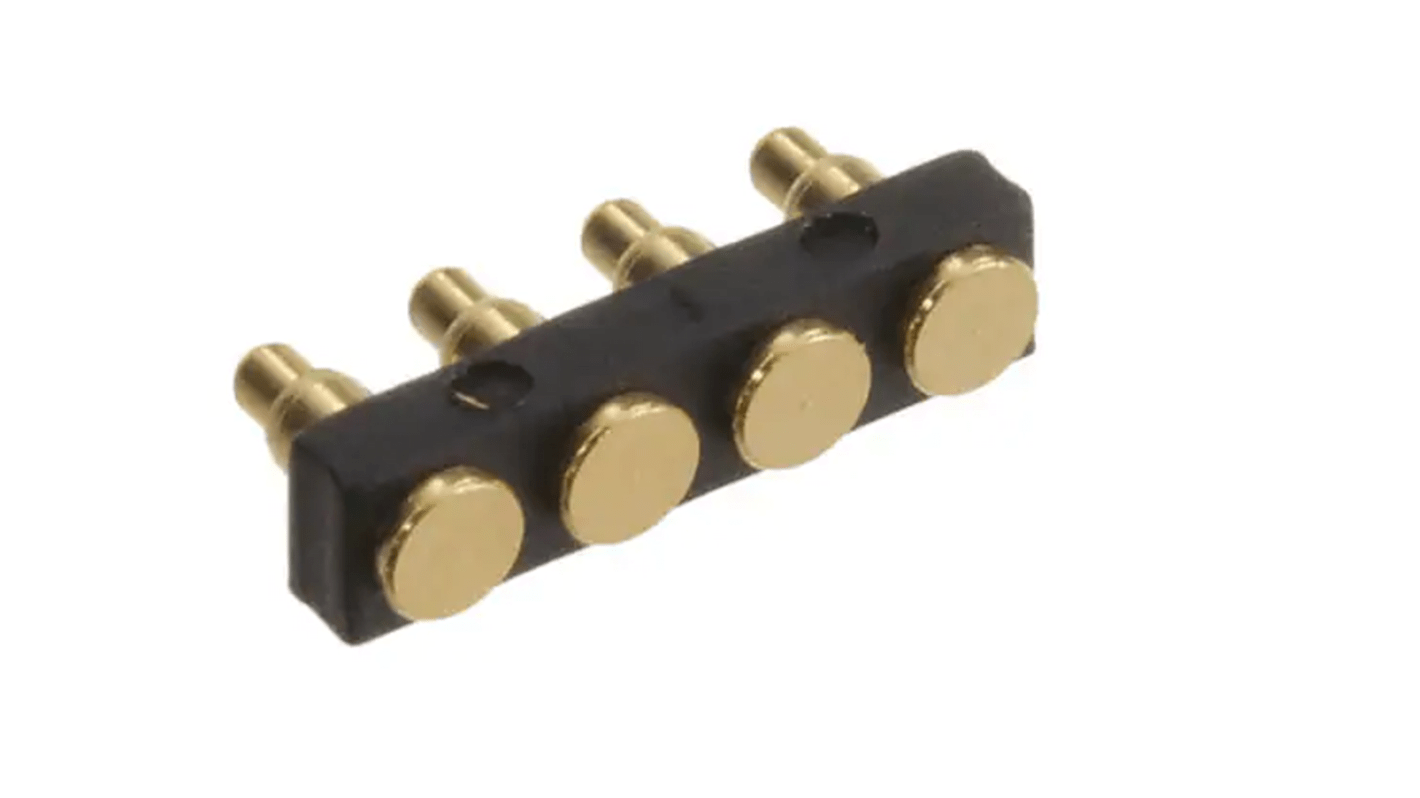 RS PRO Straight Through Hole PCB Connector, 4 Contact(s), 2.54mm Pitch, 1 Row(s), Unshrouded