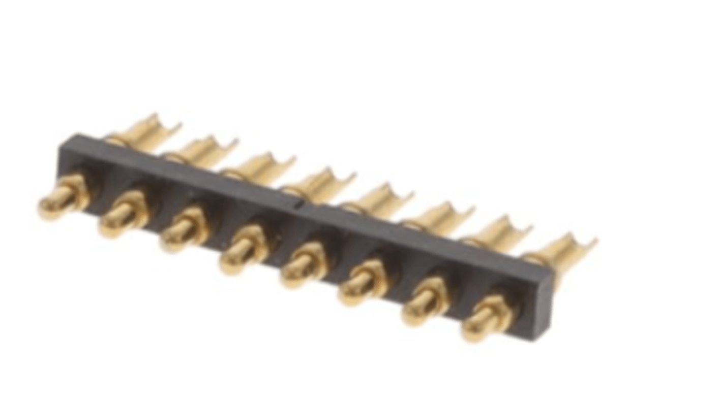 RS PRO 8p单排PCB连接器 直向, 2.54mm间距, 12 Volts, THT安装