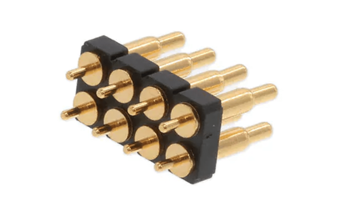 RS PRO Straight Through Hole PCB Connector, 8 Contact(s), 2.54mm Pitch, 2 Row(s), Unshrouded