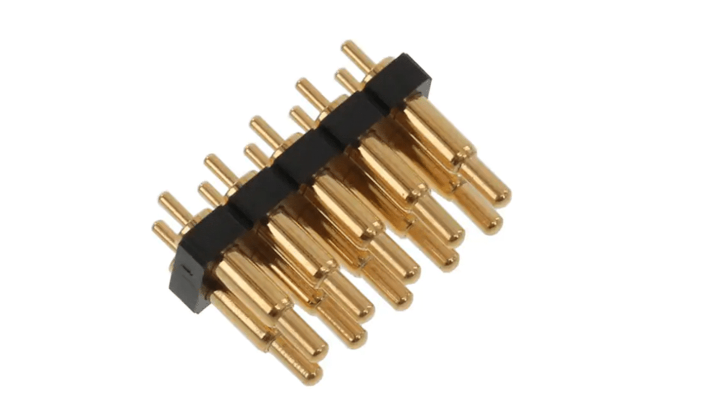 Złącze PCB 10-pinowe raster: 2.54mm 2-rzędowe RS PRO Przewlekany 12 V.