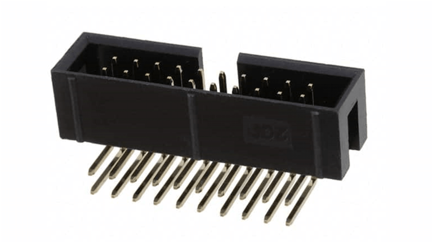RS PRO 20p双排排针 直角, 2.54mm间距