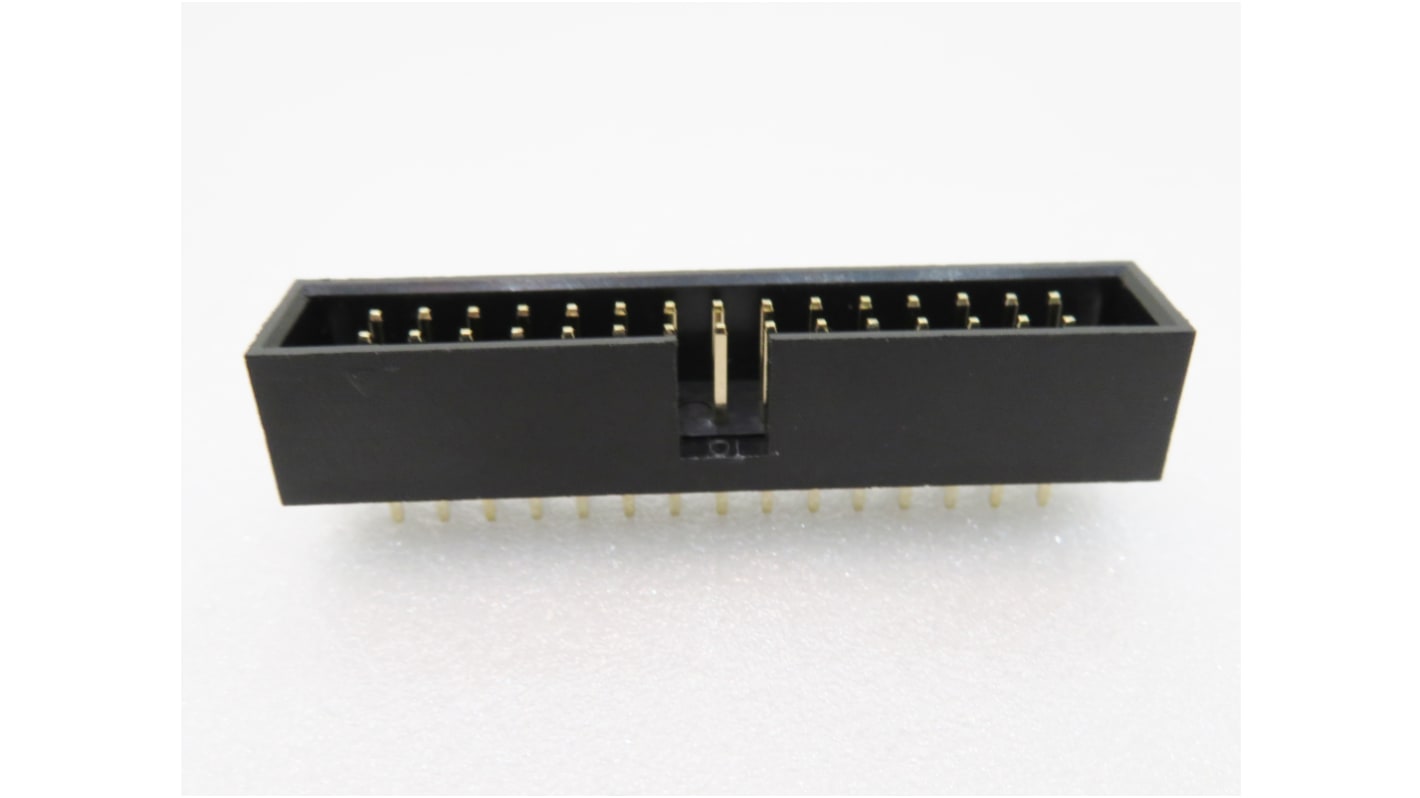 RS PRO 30p双排排针 垂直, 2.54mm间距, 3 amp