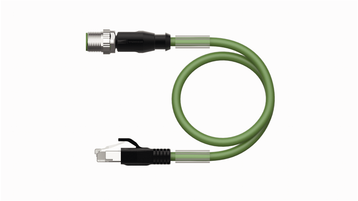 Kabel Ethernet Cat5e długość 80m Z zakończeniem Turck