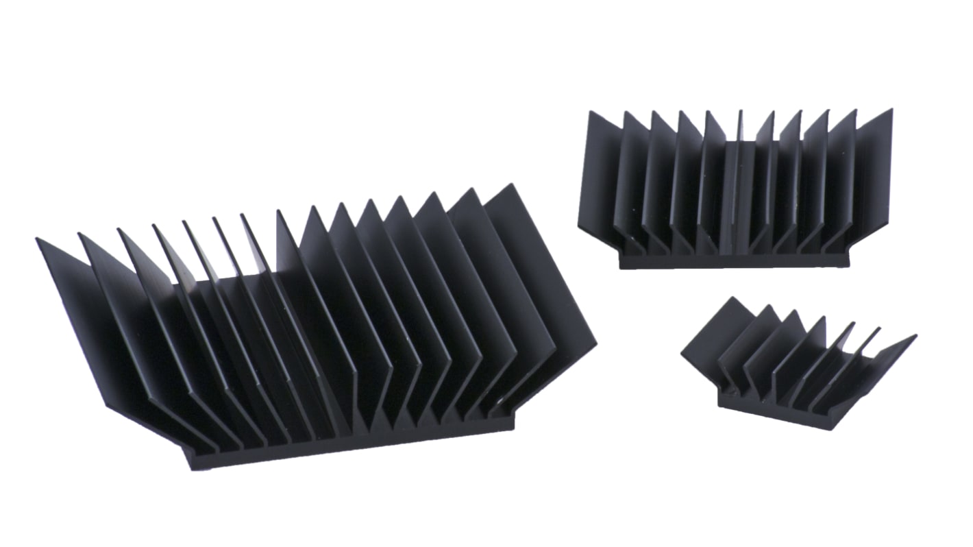 Arcol Ohmite Heatsink, BGA, CPU and GPU, 15 x 15 x 7.5mm, PCB Mount