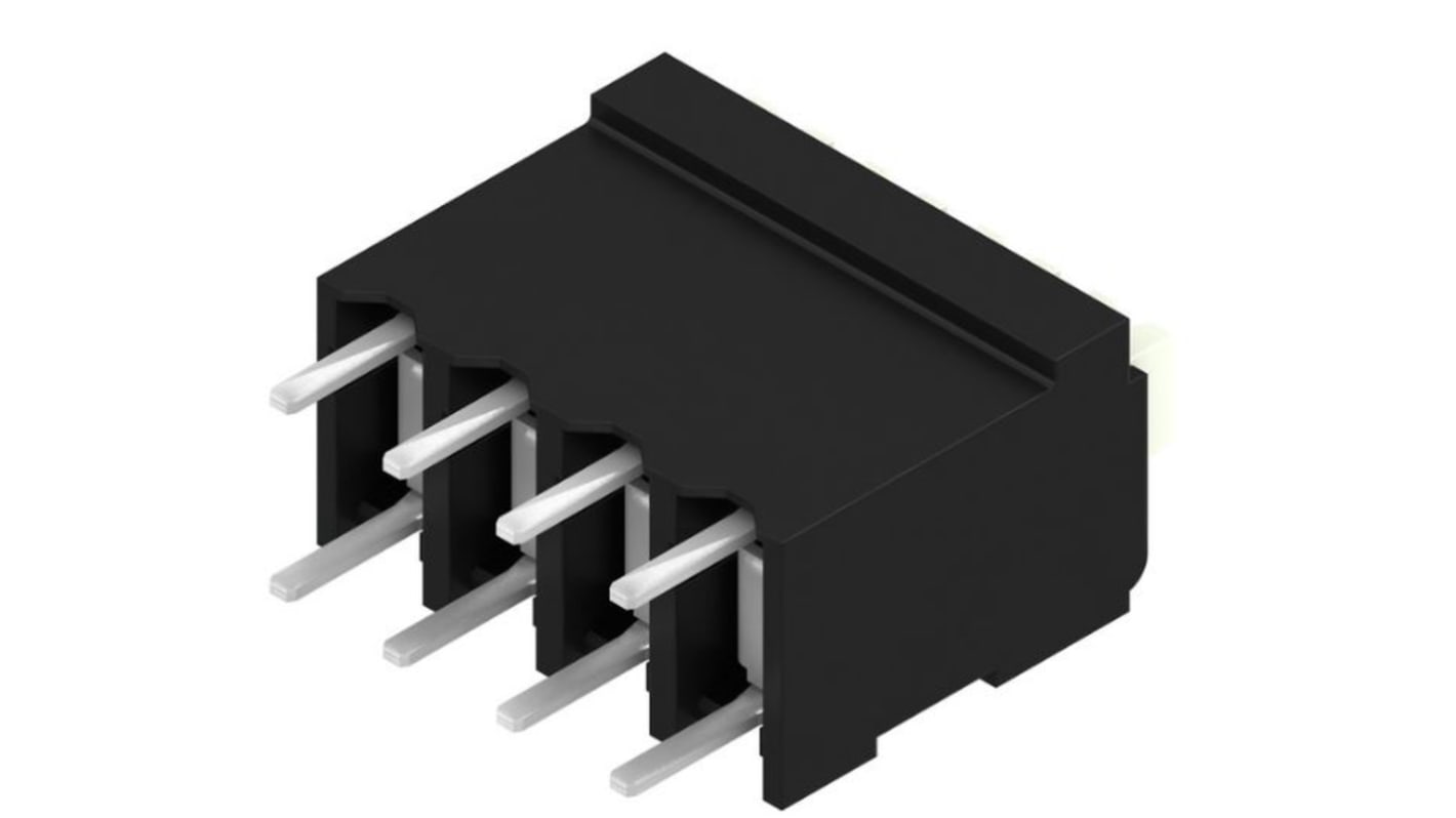 Morsettiera per circuito stampato Weidmuller a 4 vie, 1 fila, passo 3.81mm, Montaggio superficiale