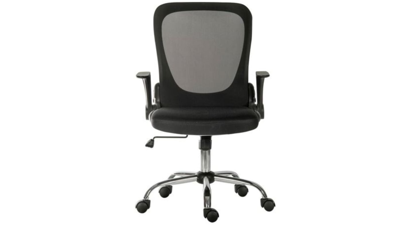 RS PRO 办公椅, 带脚轮, 可调高度45 → 55cm, 带调节手柄