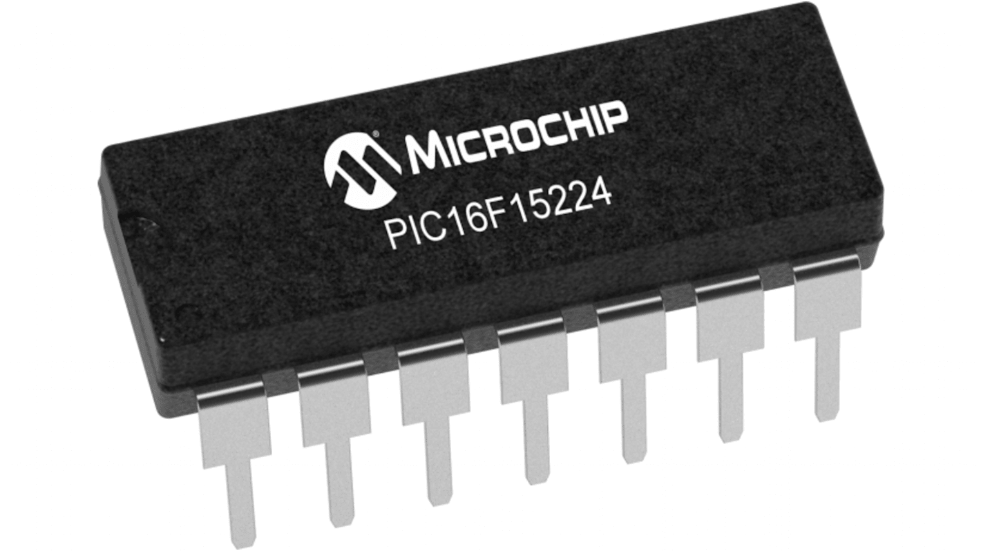 Microchip, 8 bit PIC16F Microcontroller MCU, 32MHz, 7 kB Flash, 14 Ben PDIP