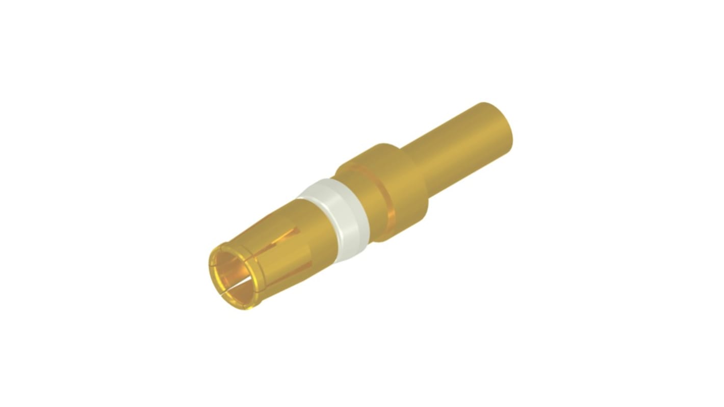 CONEC D-Sub触点, 母座, 尺寸2.6mm, 压接端接, 14 → 12 awg, 镍镀金铜合金