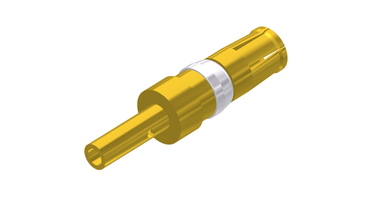 CONEC size 2.6mm Female Crimp D-Sub Connector Power Contact, Gold over Nickel Power, 20 → 16 AWG