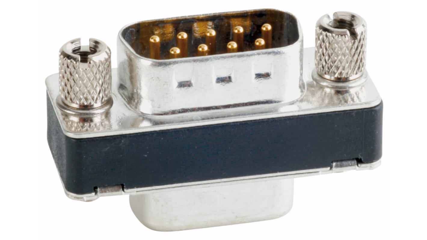 Connettore D-Sub CONEC, Da maschio a femmina, 9 vie