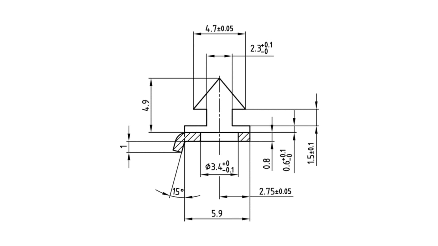 CONEC Backshell Lock For Use With D-Sub Connector